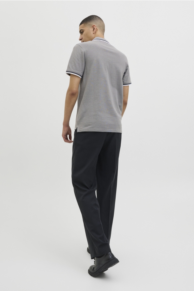 JJEPAULOS POLO SS NOOS 12136668 ULTIMATE GREY/PLAY